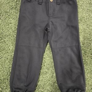 Girls Black Softball Pants